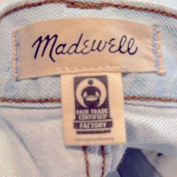 Madewell NWT The Tall Slouchy Boyjean Ripped Edition Size 31T - Picture 9 of 10